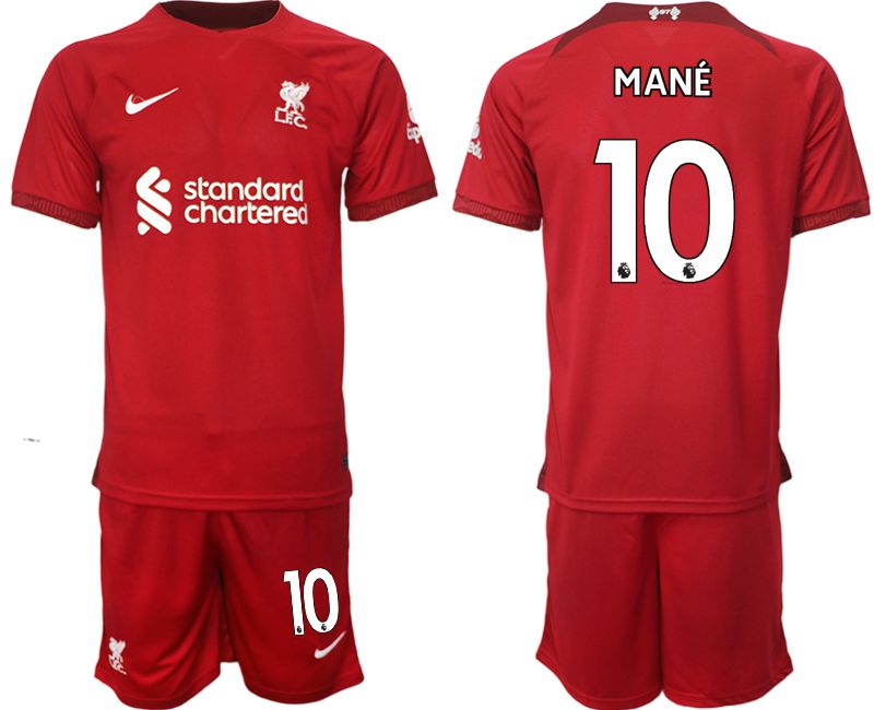 Men 2022-2023 Club Liverpool home red #10 Soccer Jersey